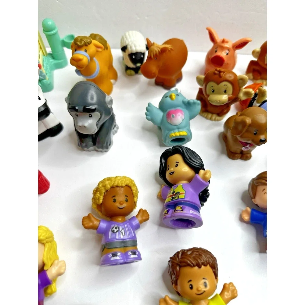 Fisher Price Little People Lot Tractor Animals Kids Adults 32 pcs